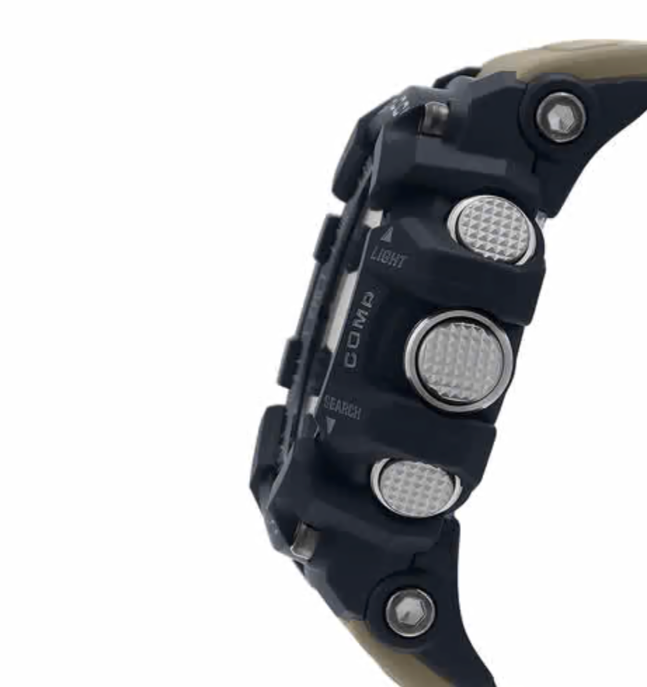 CASIO Men G661 G-Shock Mudmaster GG-1000-1A5DR Black Analog-Digital Dial Brown Resin Strap Watch  4.1