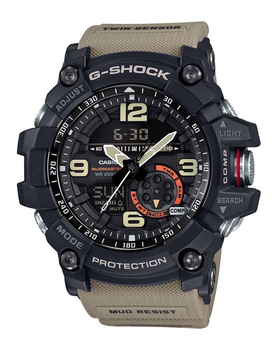 CASIO Men G661 G-Shock Mudmaster GG-1000-1A5DR Black Analog-Digital Dial Brown Resin Strap Watch  4.1